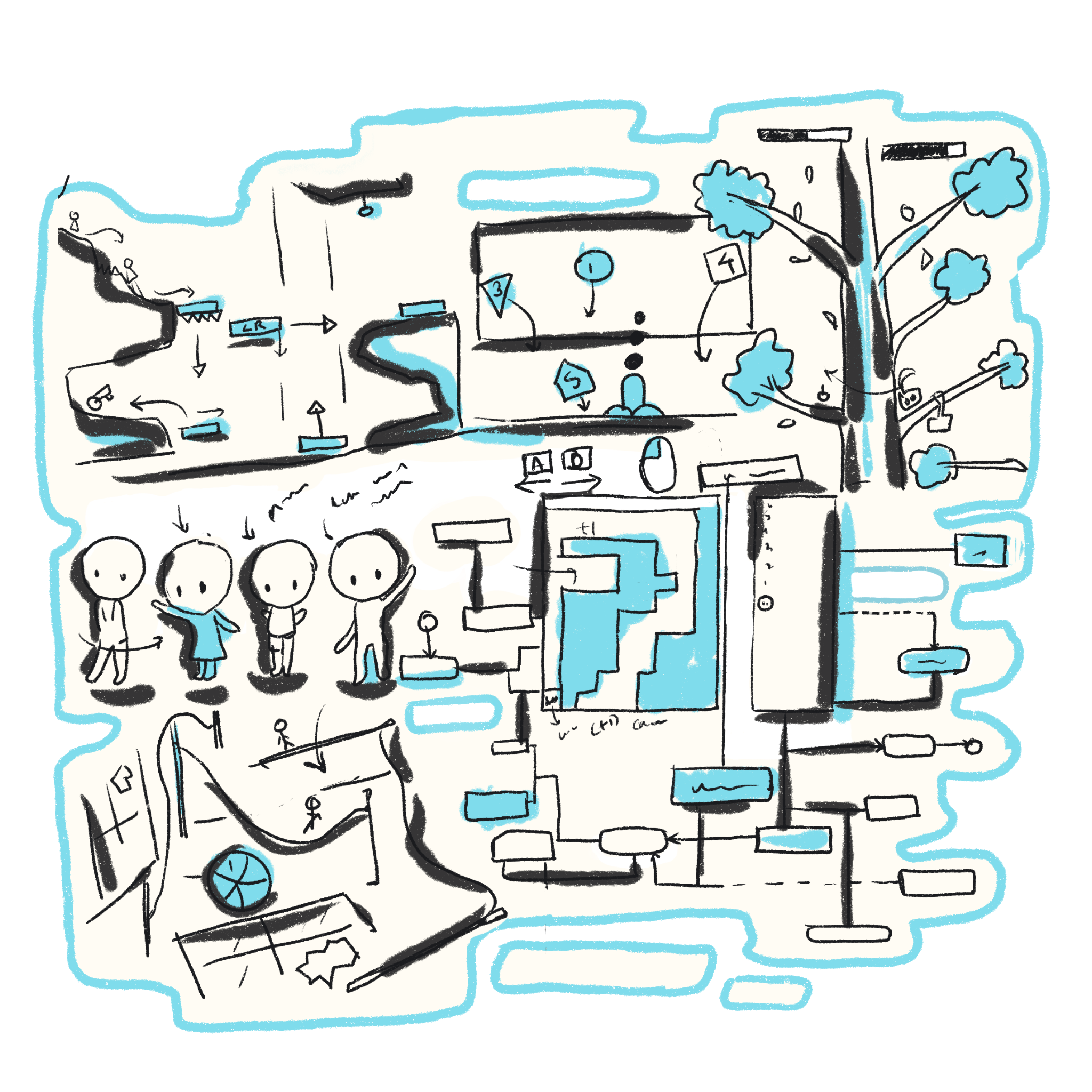 Timeline illustration